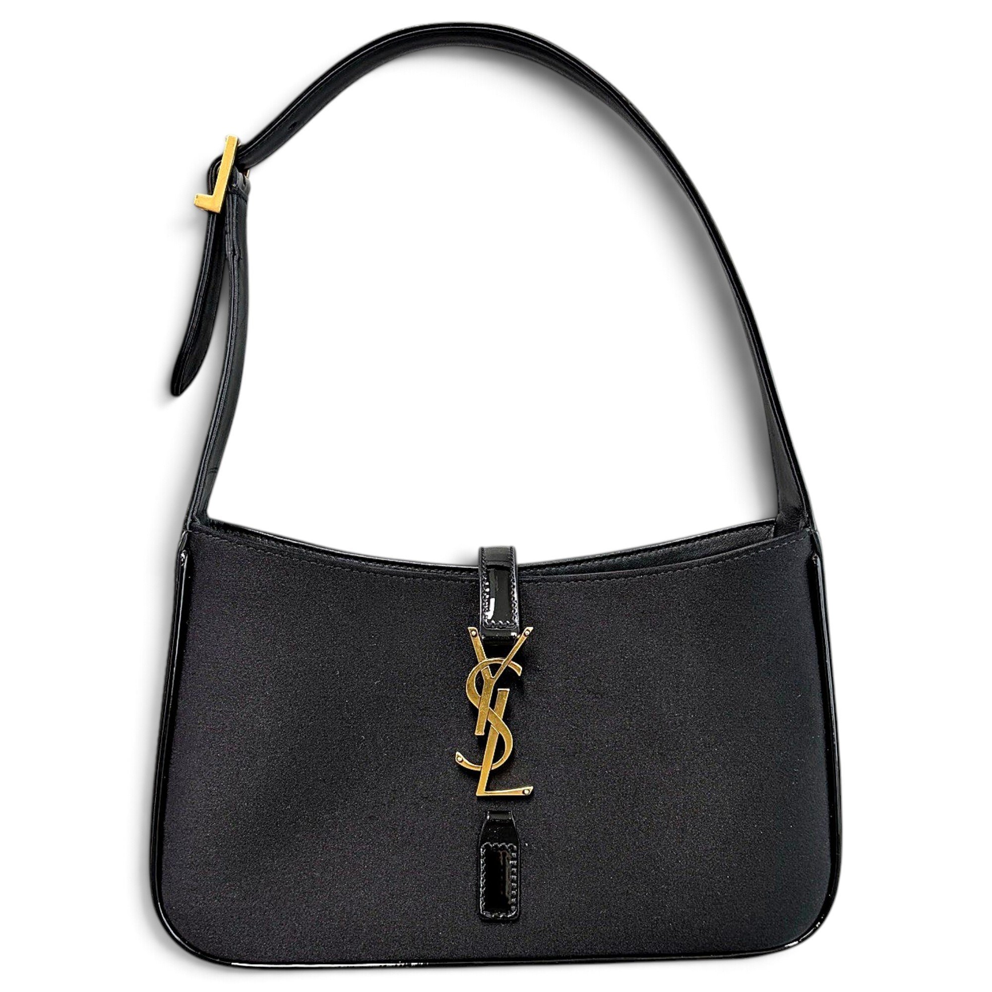 Saint Laurent Le 5 à 7 patent leather handbag