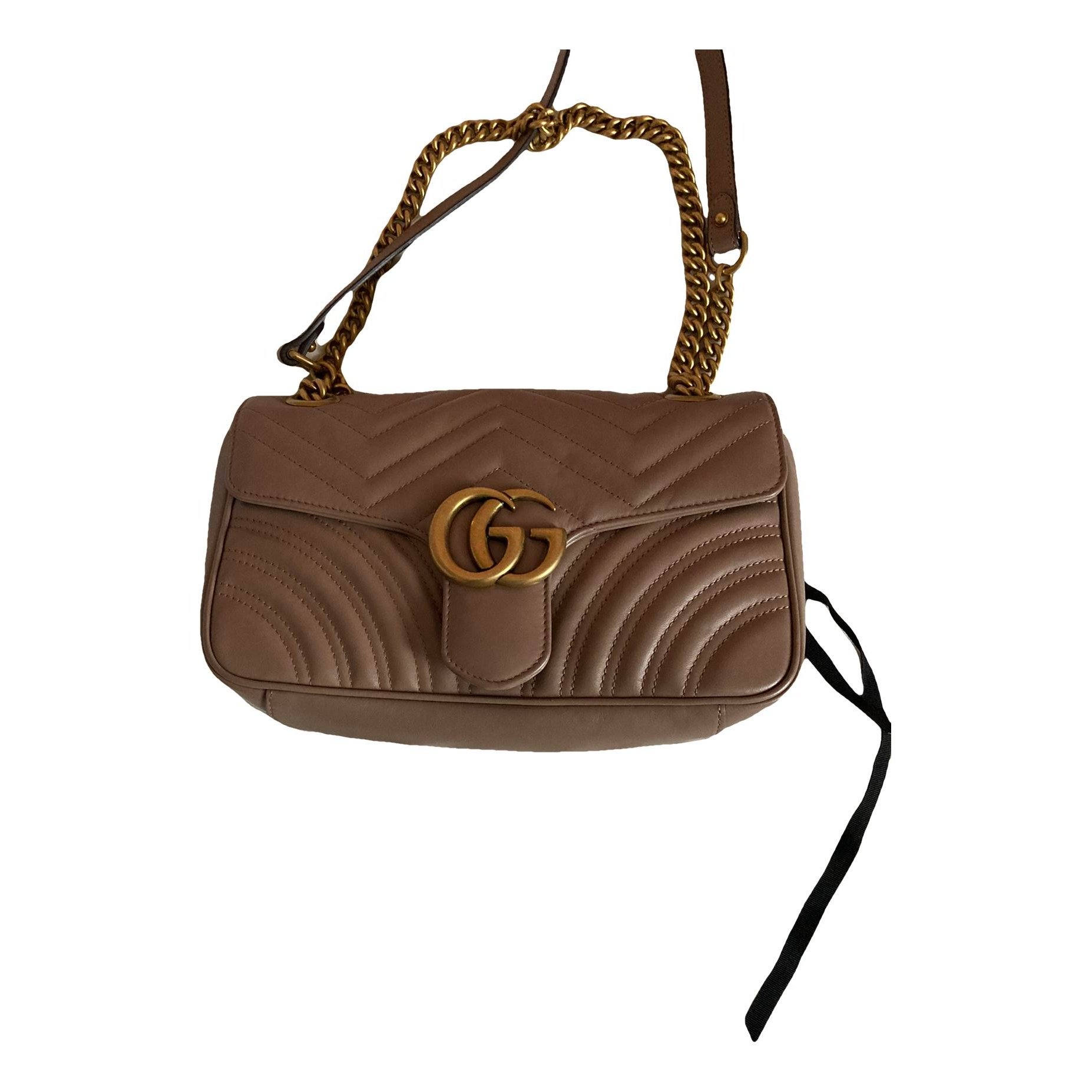 GG Marmont Chain leather crossbody bag