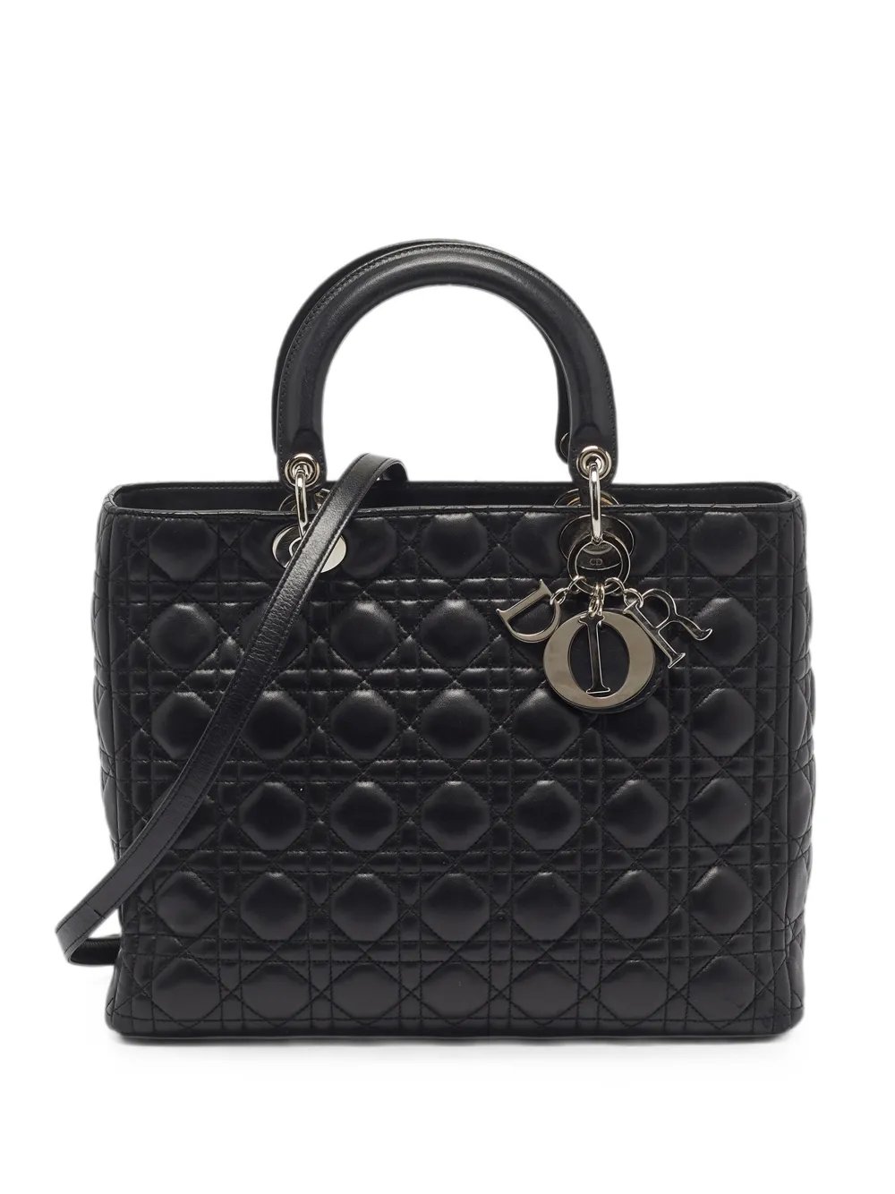 large Lady Dior Cannage tote bag