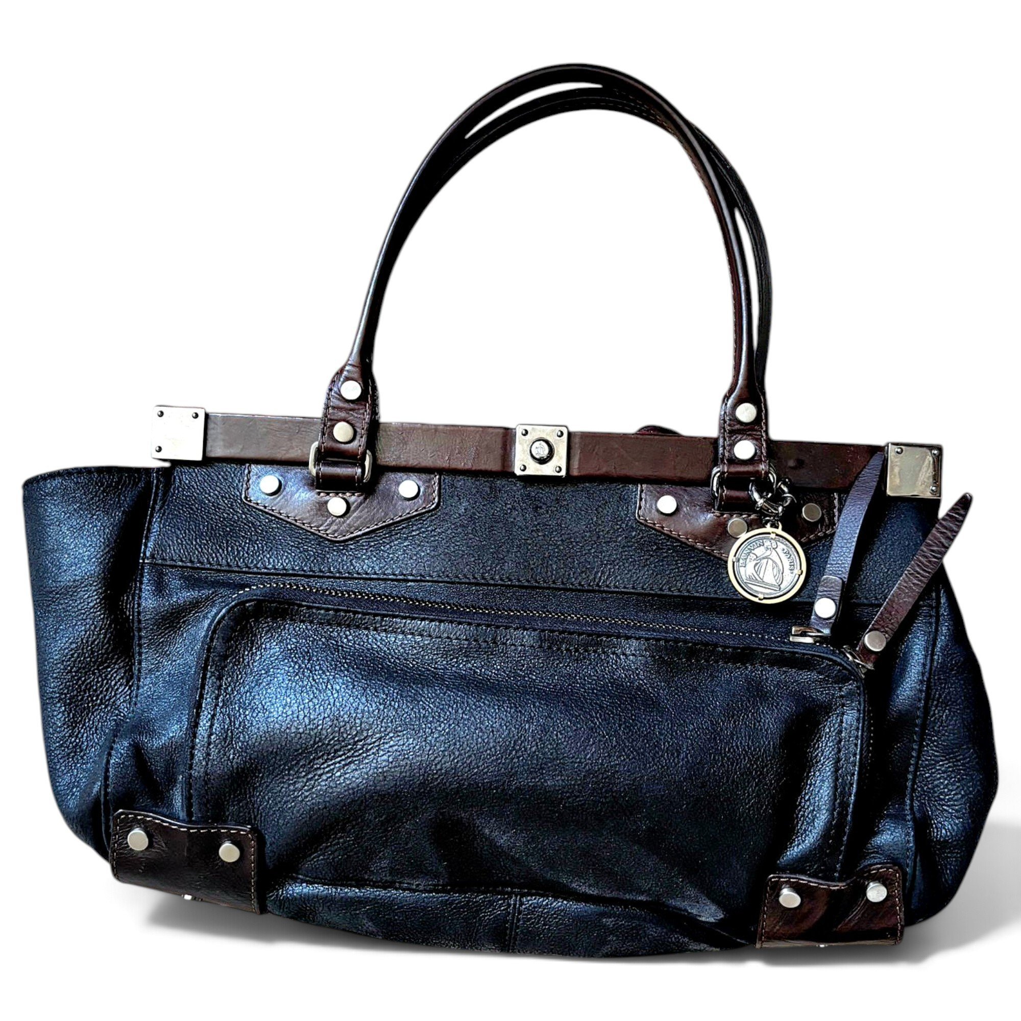 Leather handbag
