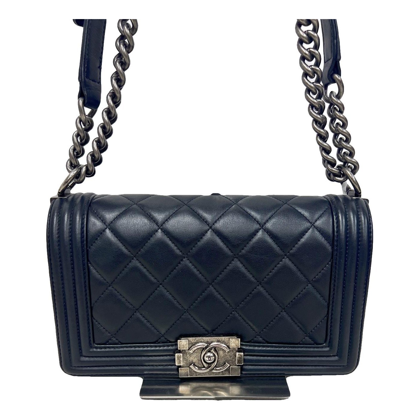 Boy leather crossbody bag