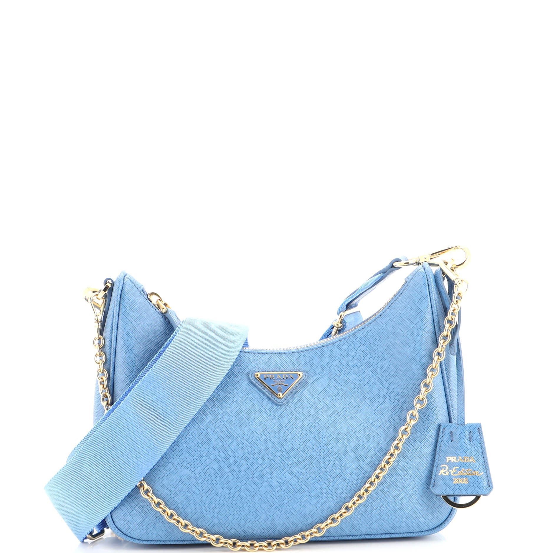 Re-Edition 2005 Shoulder Bag Saffiano Leather Small