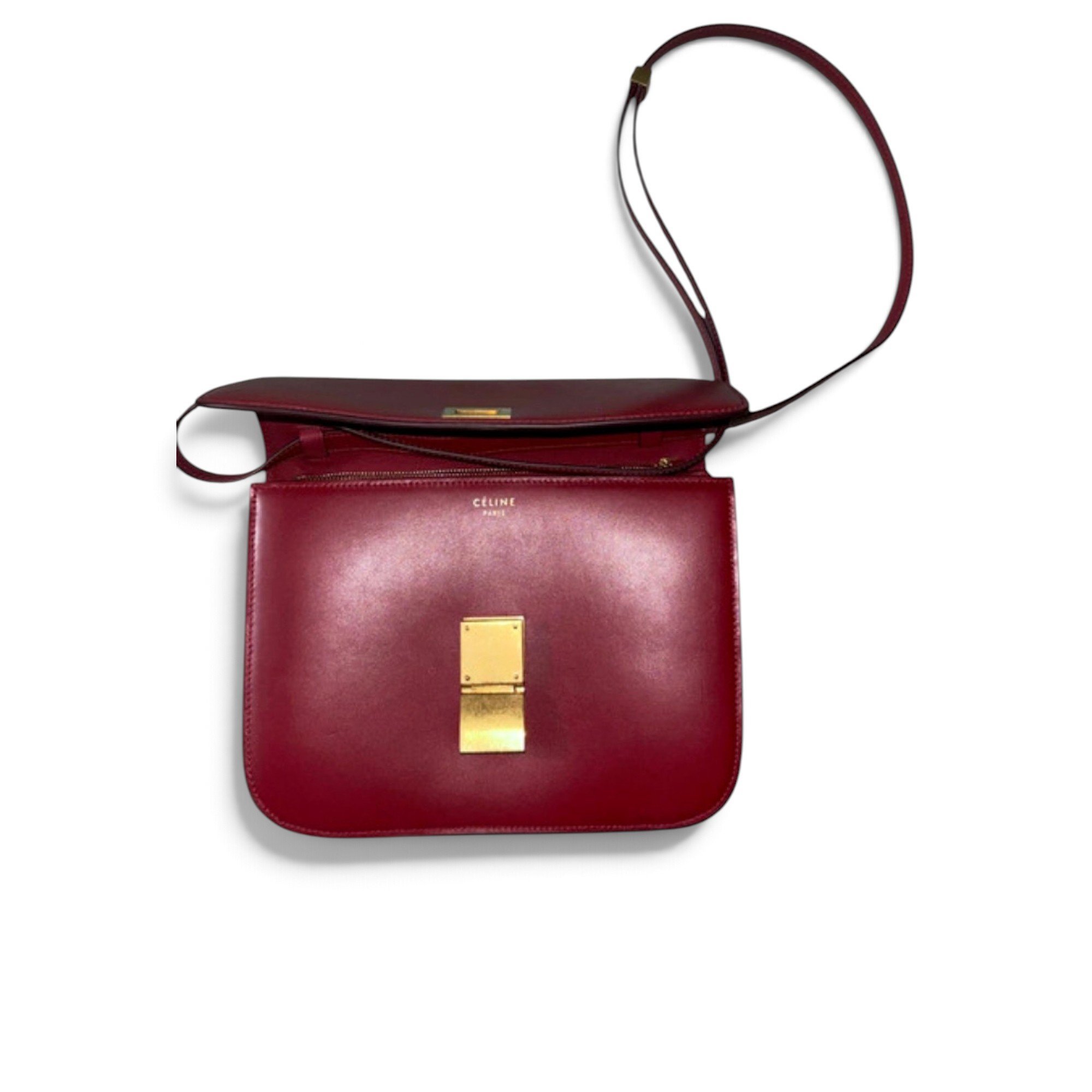 Classic leather handbag