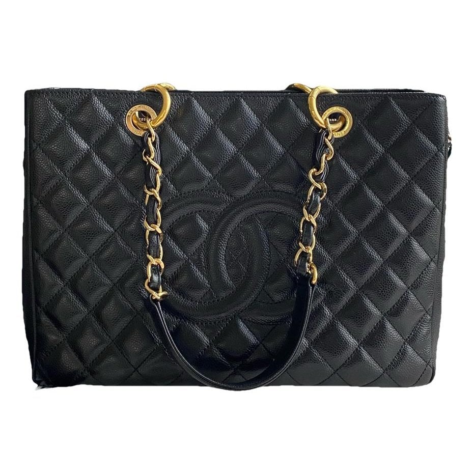 Grand shopping leather tote