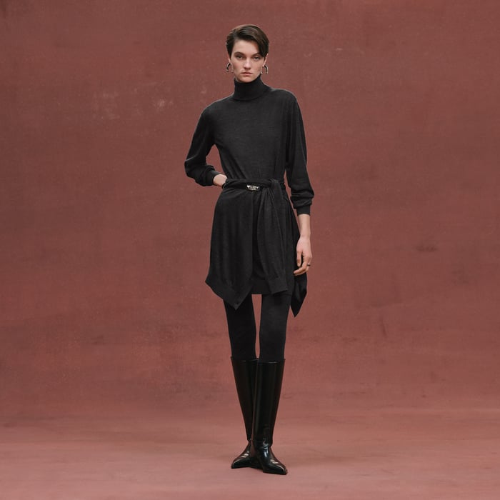 Gris Volcanique Tunic Dress