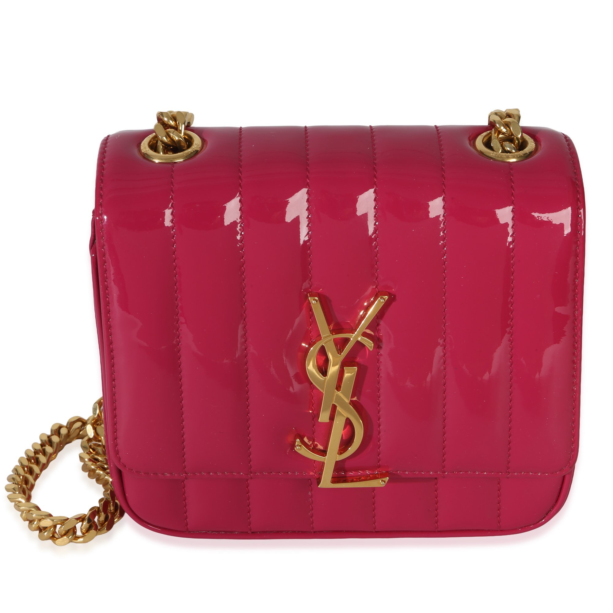 Patent leather handbag
