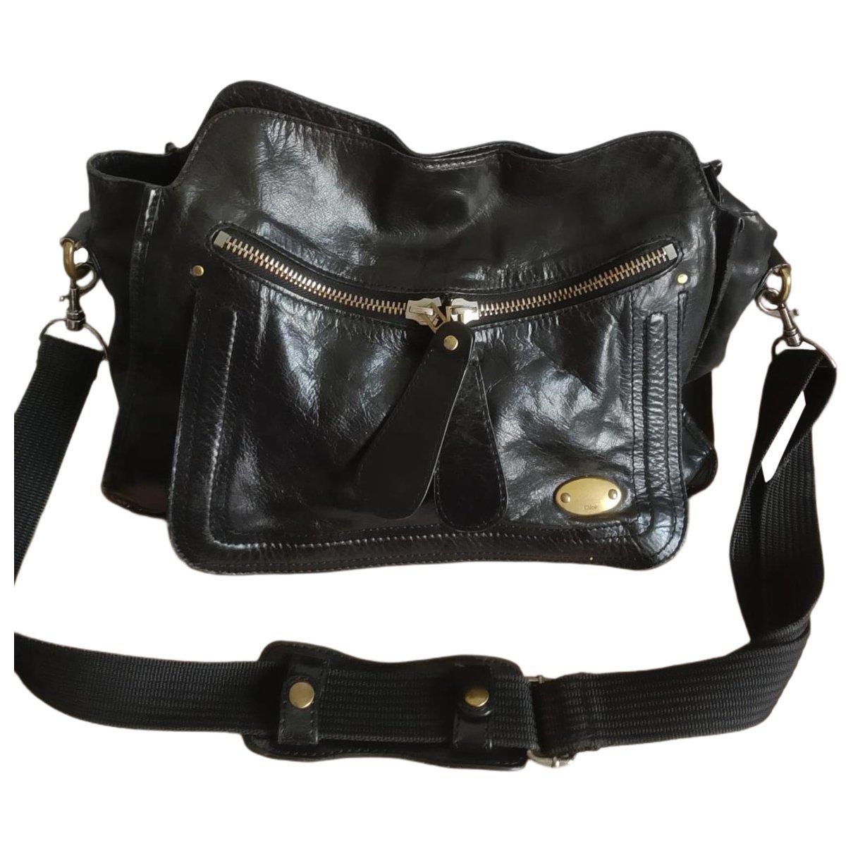Bay leather handbag