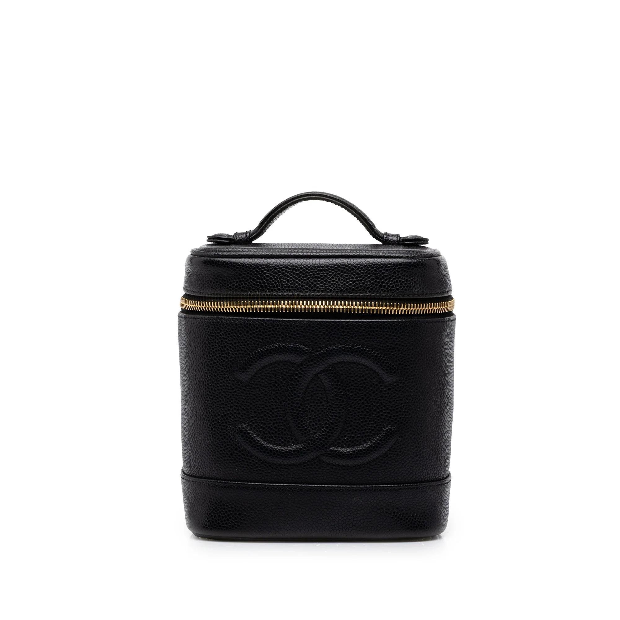 Vanity leather handbag