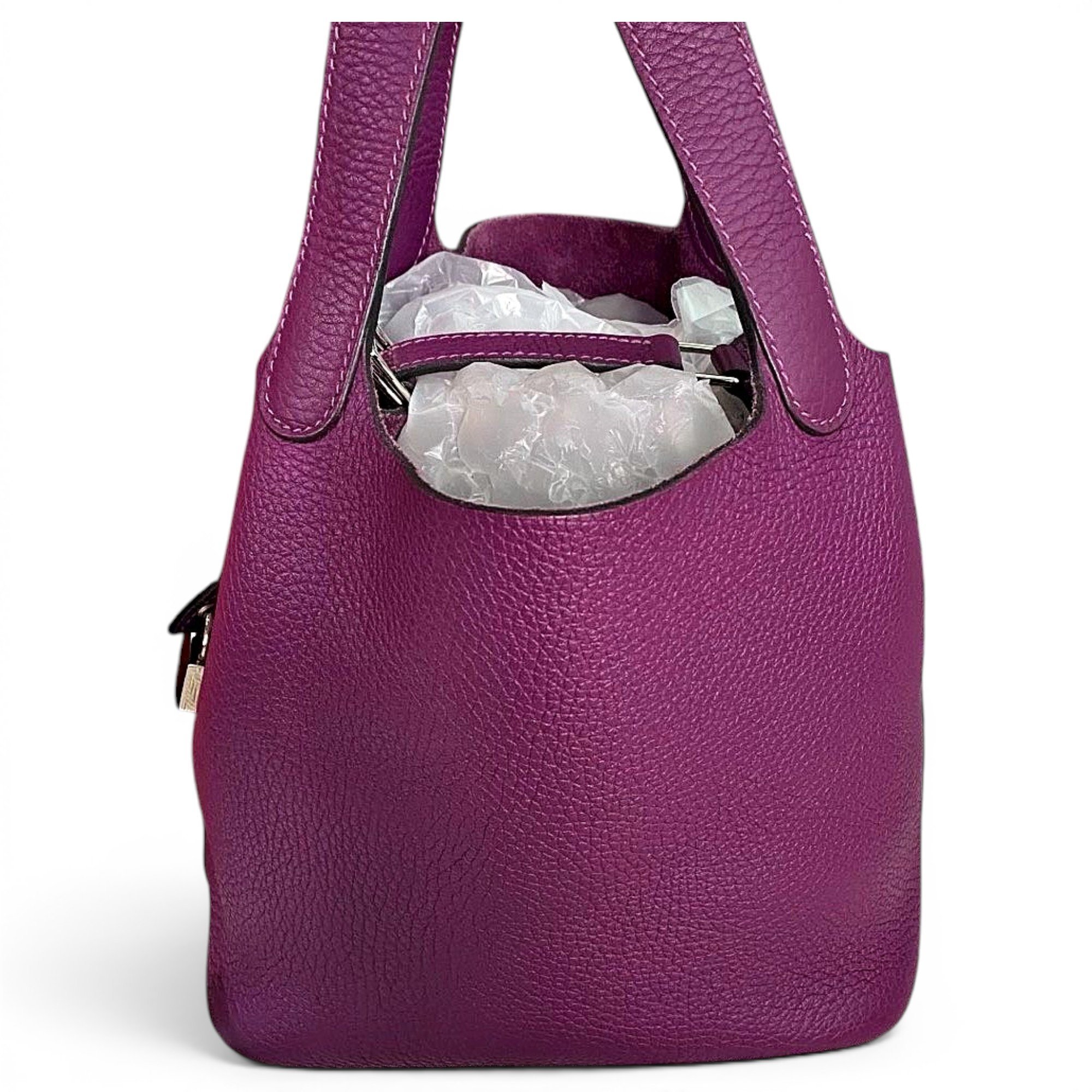 Picotin leather handbag