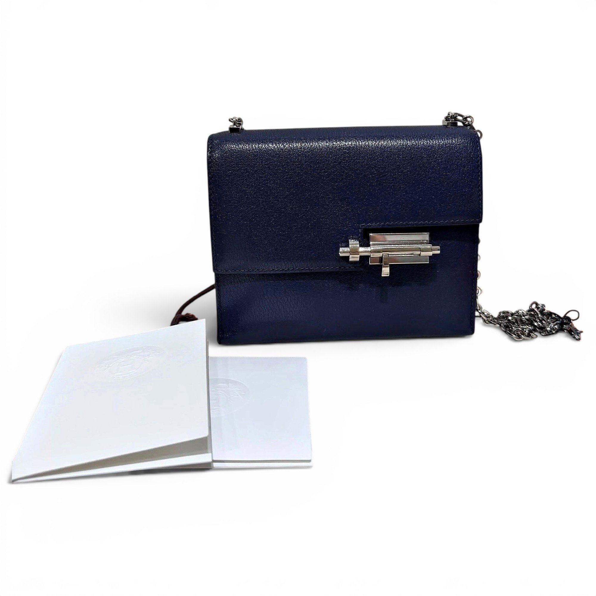 Verrou Mini leather handbag