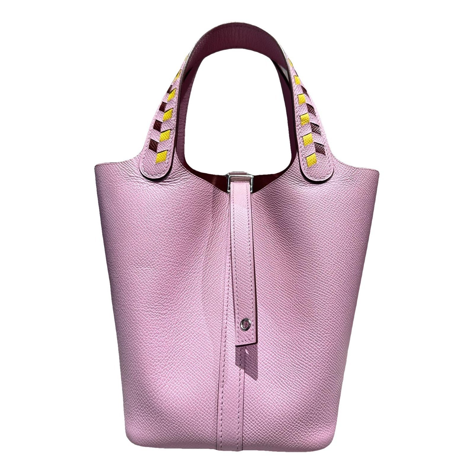 Picotin leather handbag