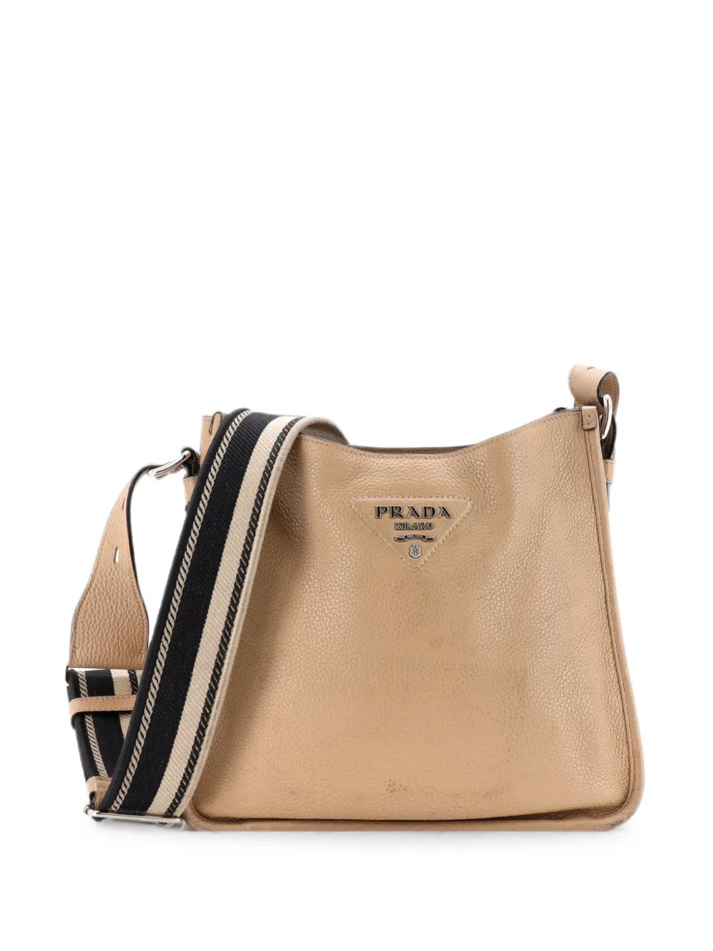 Logo Strap Vitello Daino Medium crossbody bag