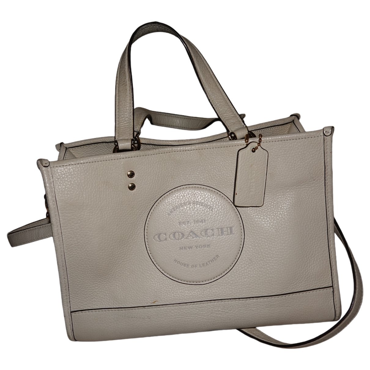 Leather tote