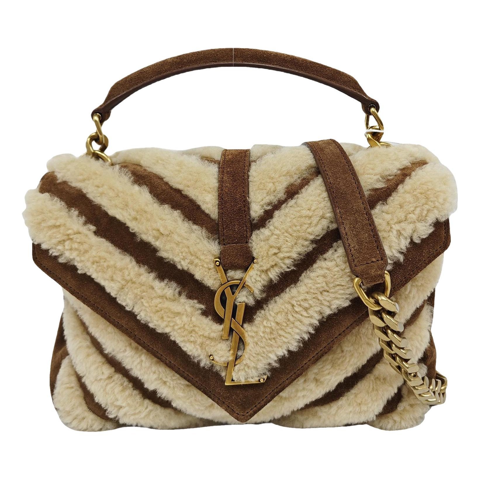 Collége monogramme leather handbag
