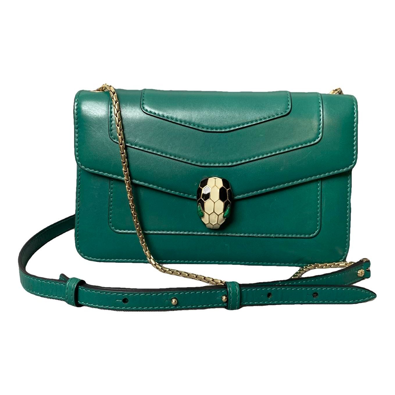 Serpenti leather crossbody bag