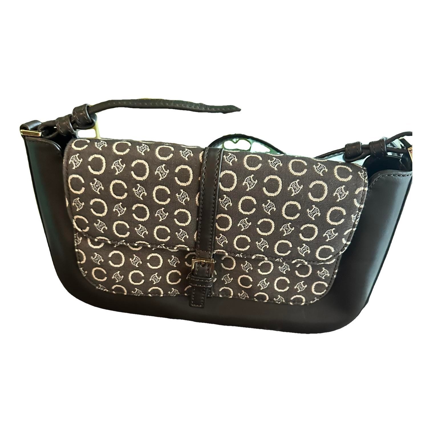Triomphe leather handbag