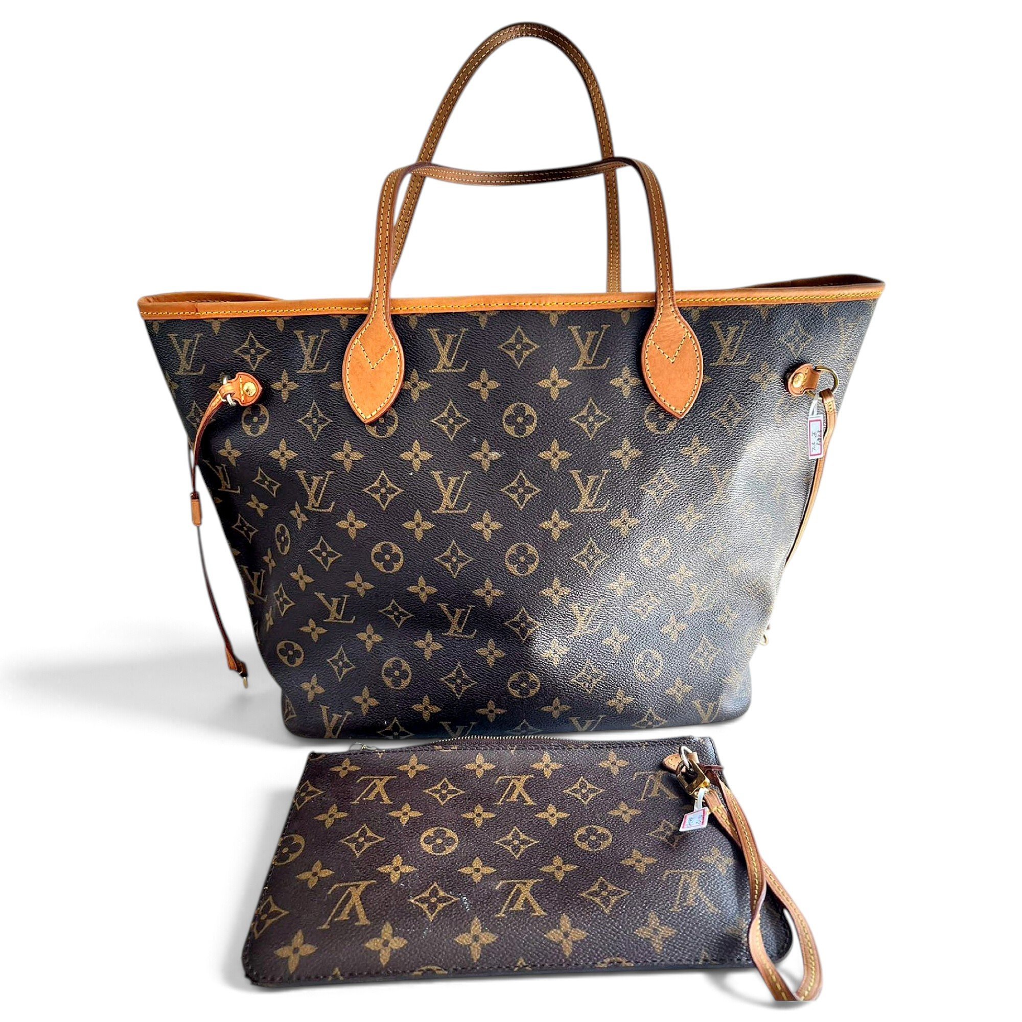 Neverfull leather tote
