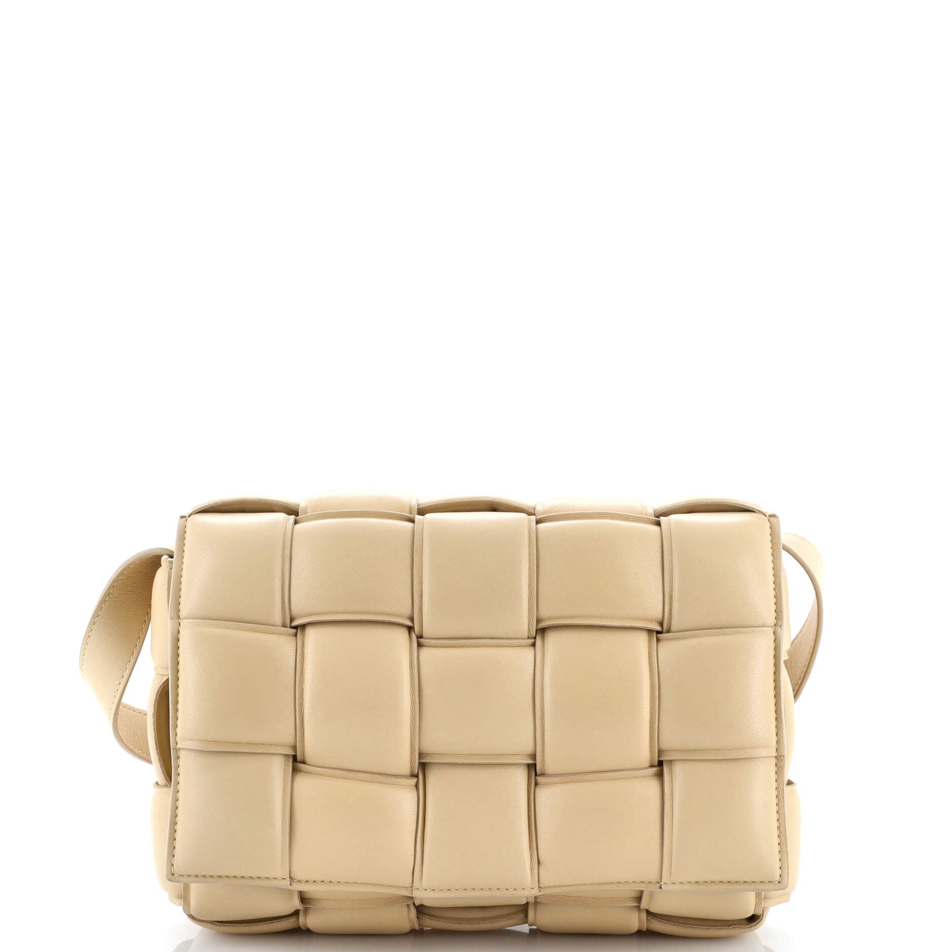 Bottega Veneta Cassette Crossbody Bag Padded Maxi Intrecciato Leather