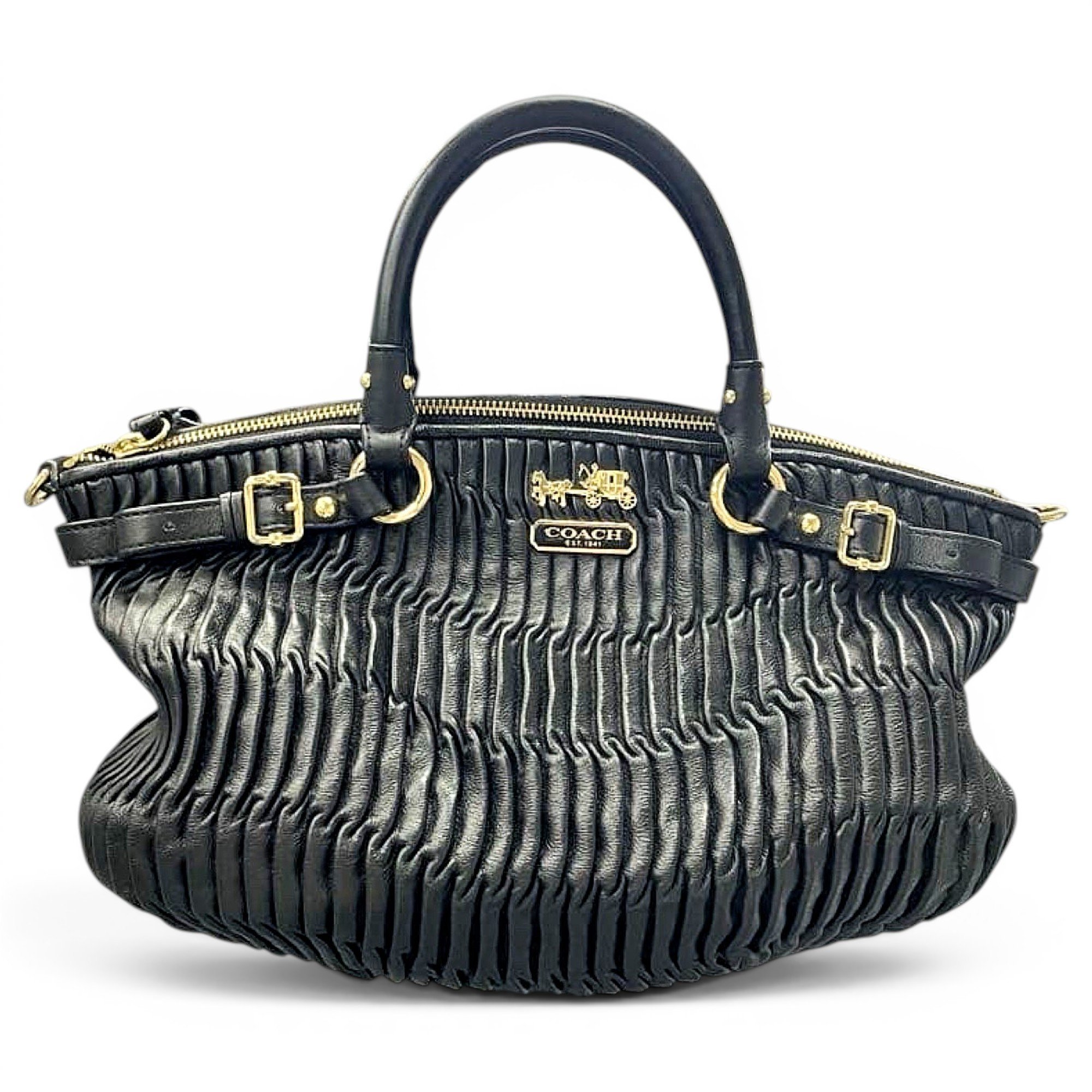 Madison leather satchel