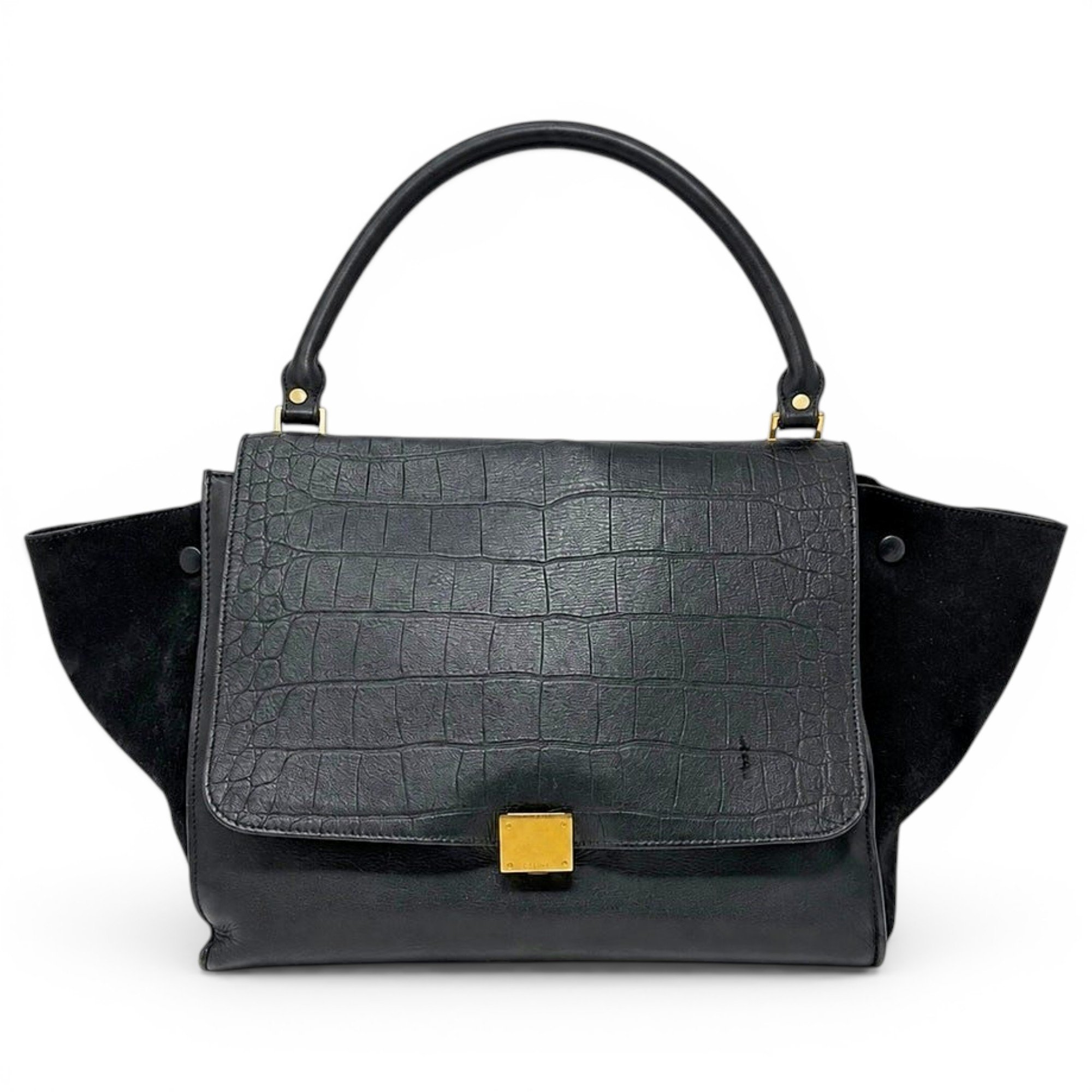 Trapèze exotic leathers handbag