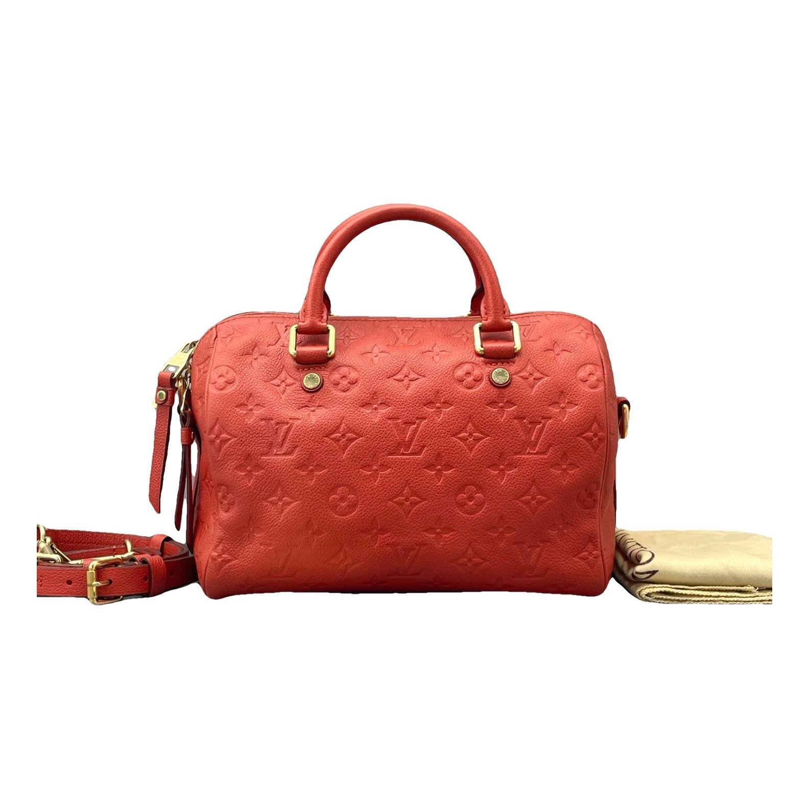 Speedy leather handbag