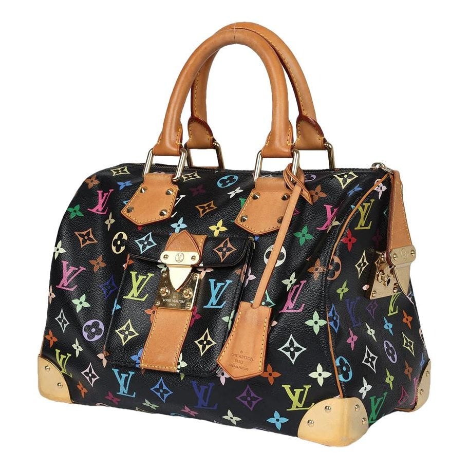 Speedy leather handbag