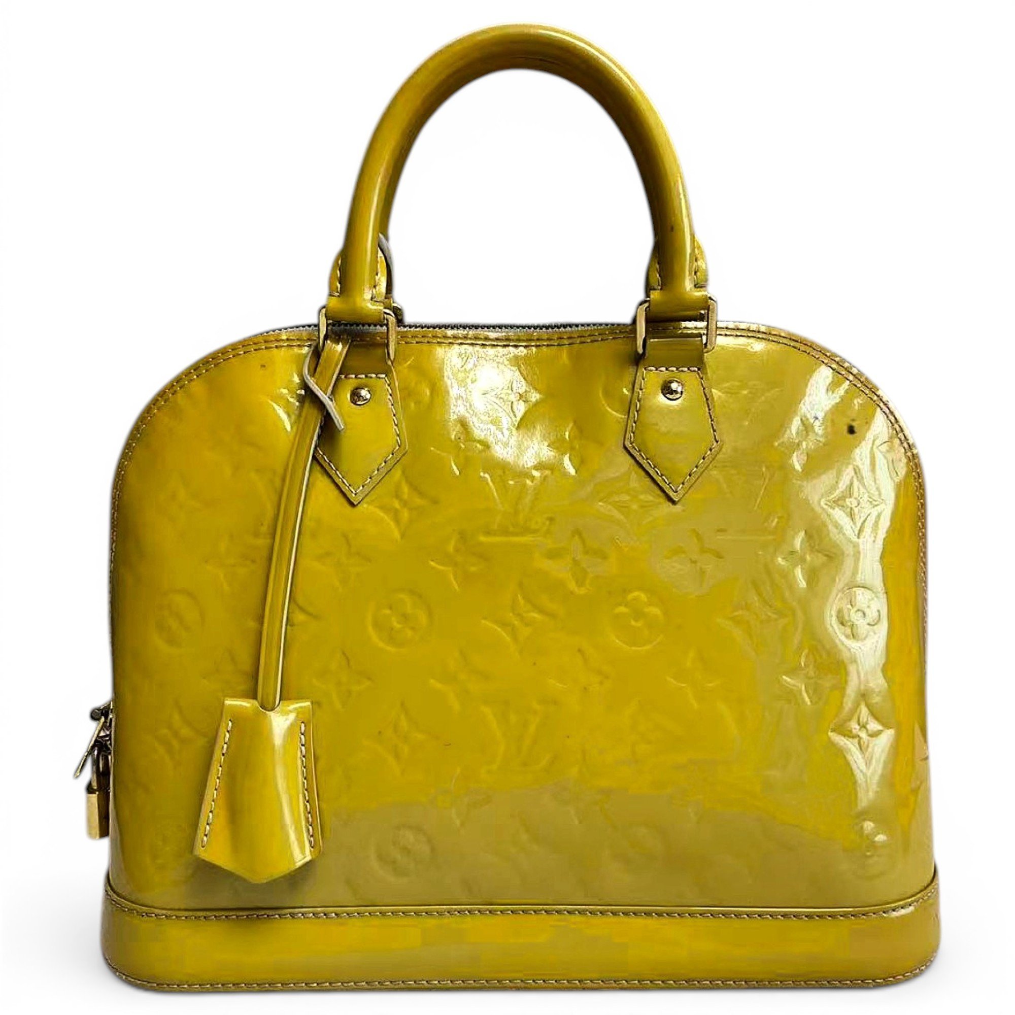 Alma patent leather handbag