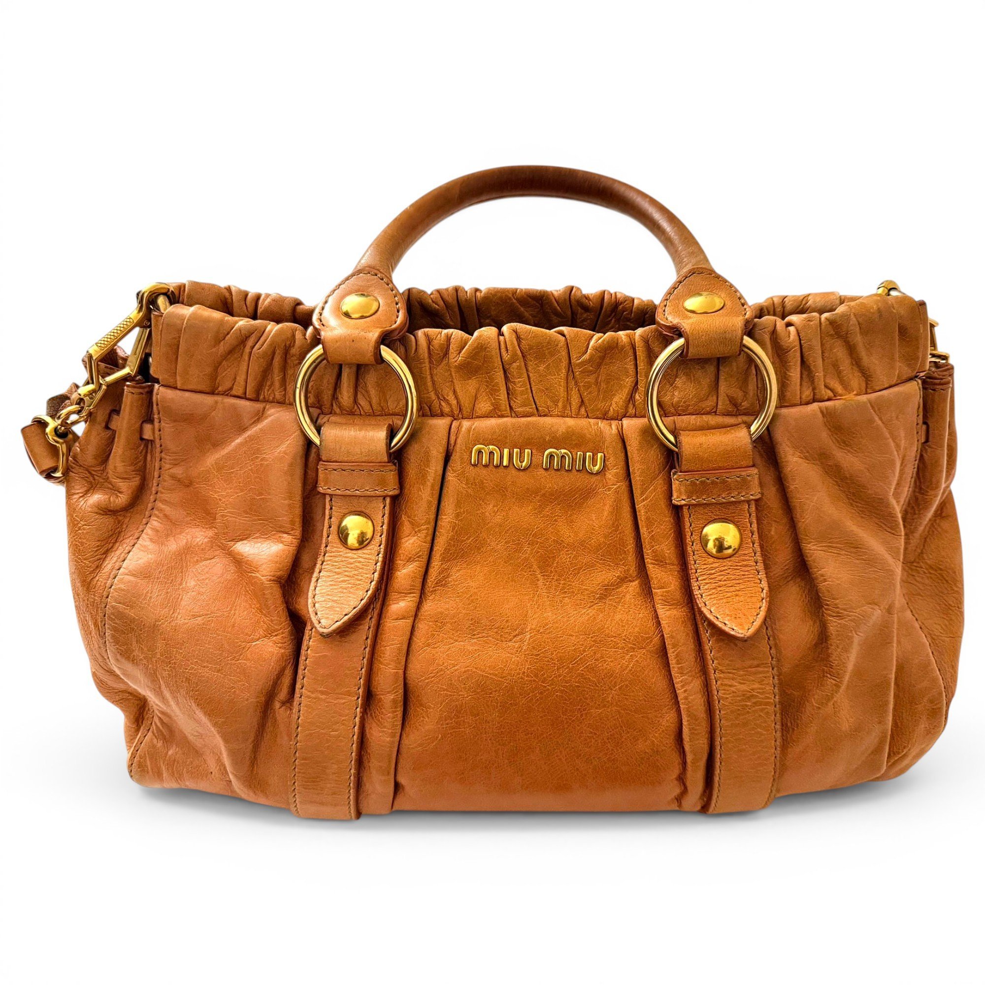 Vitello leather handbag
