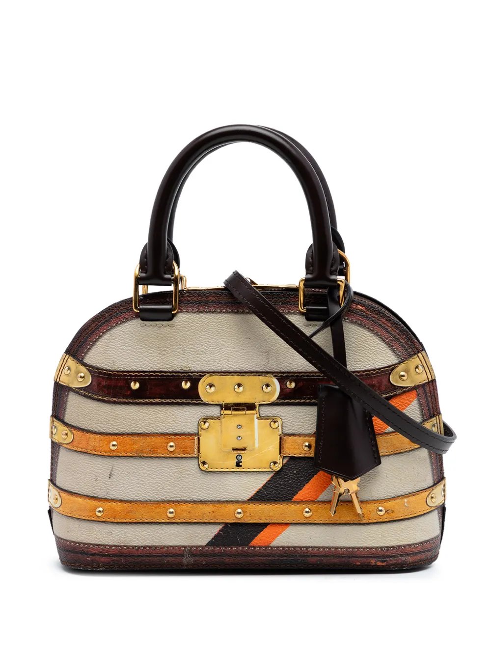 Louis Vuitton 2018 Transformed Canvas Time Trunk Alma BB satchel