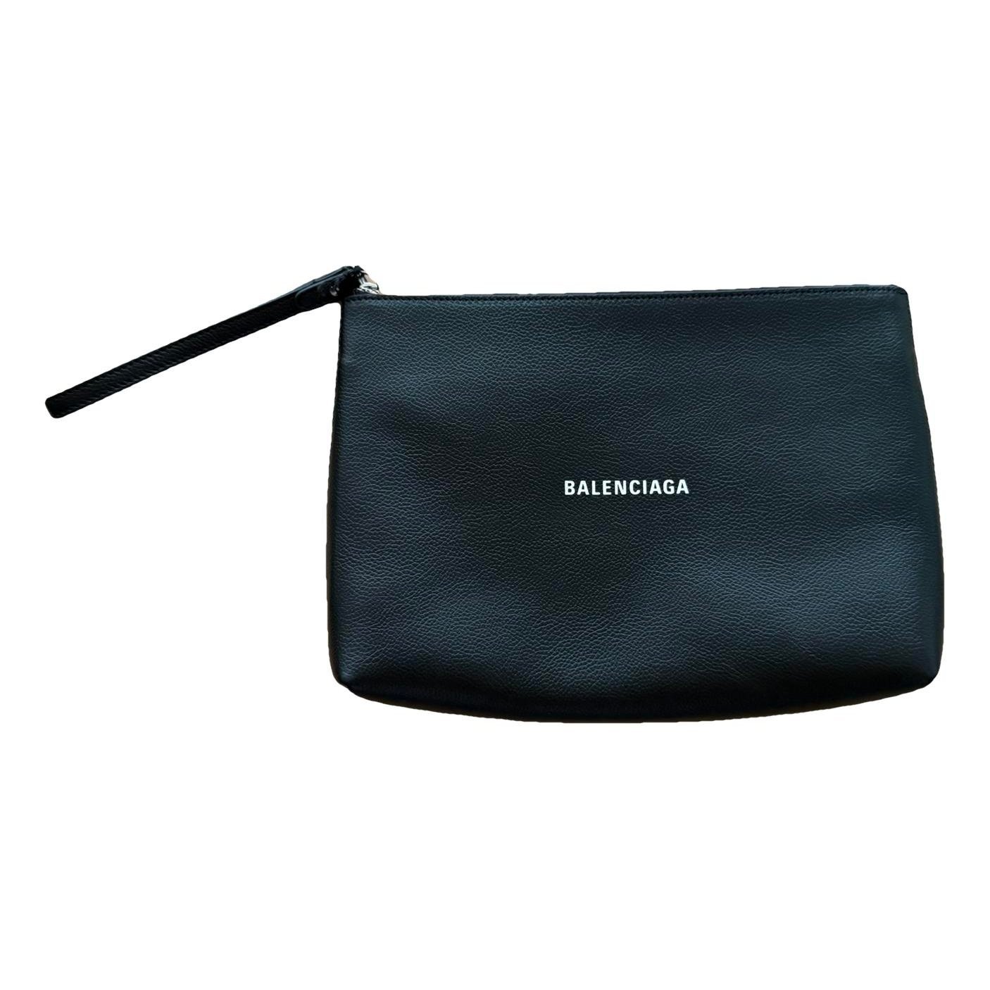 Everyday leather clutch bag