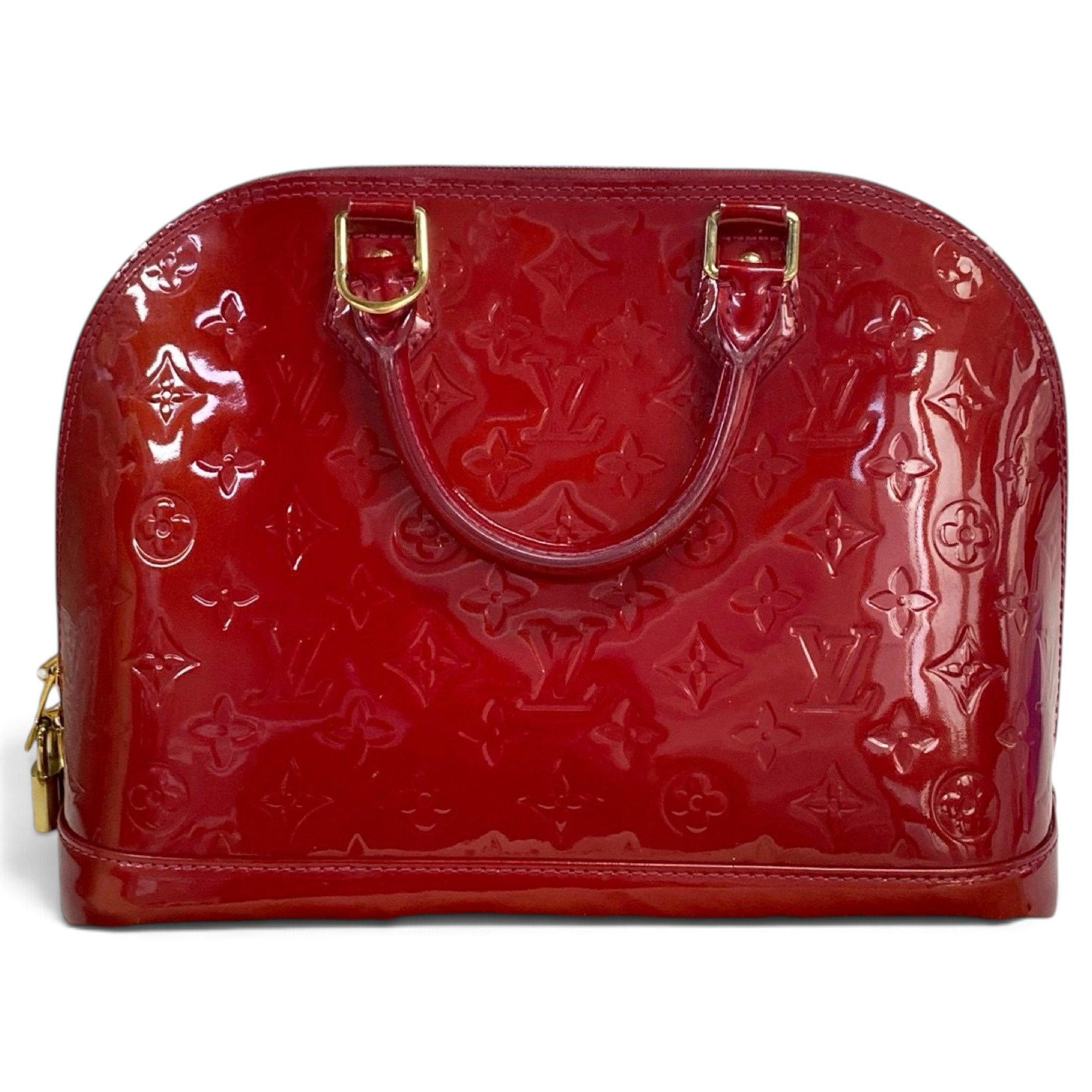 Alma patent leather handbag