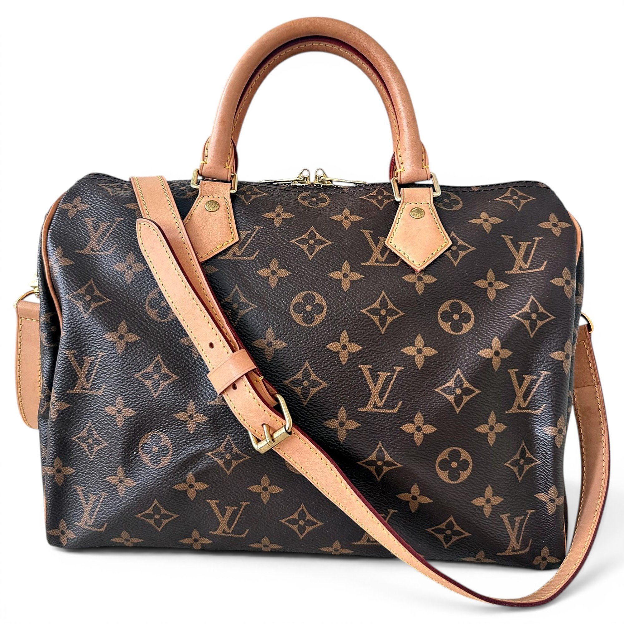 Speedy Bandoulière leather bag