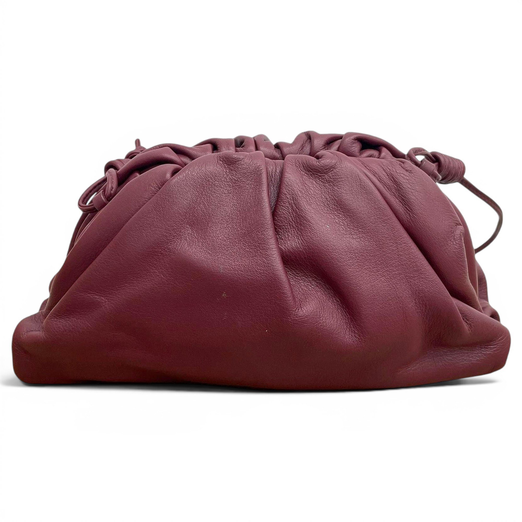 Pouch leather handbag