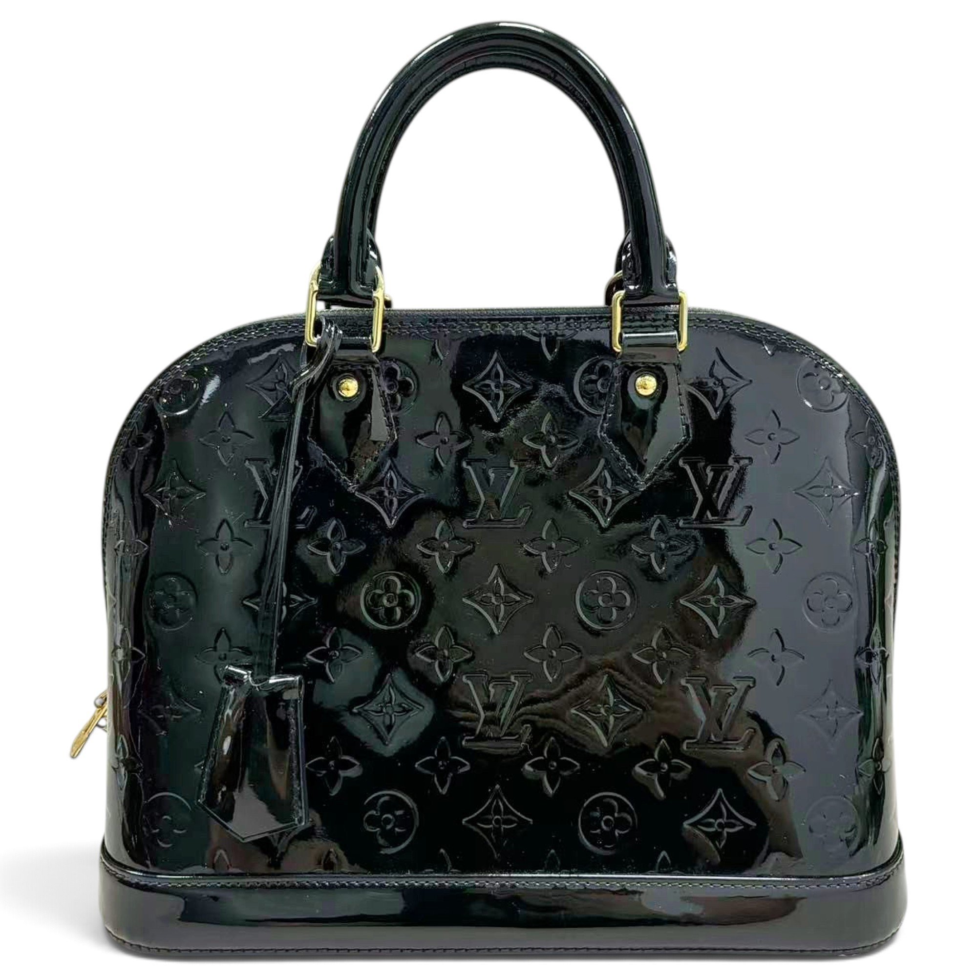 Alma patent leather handbag