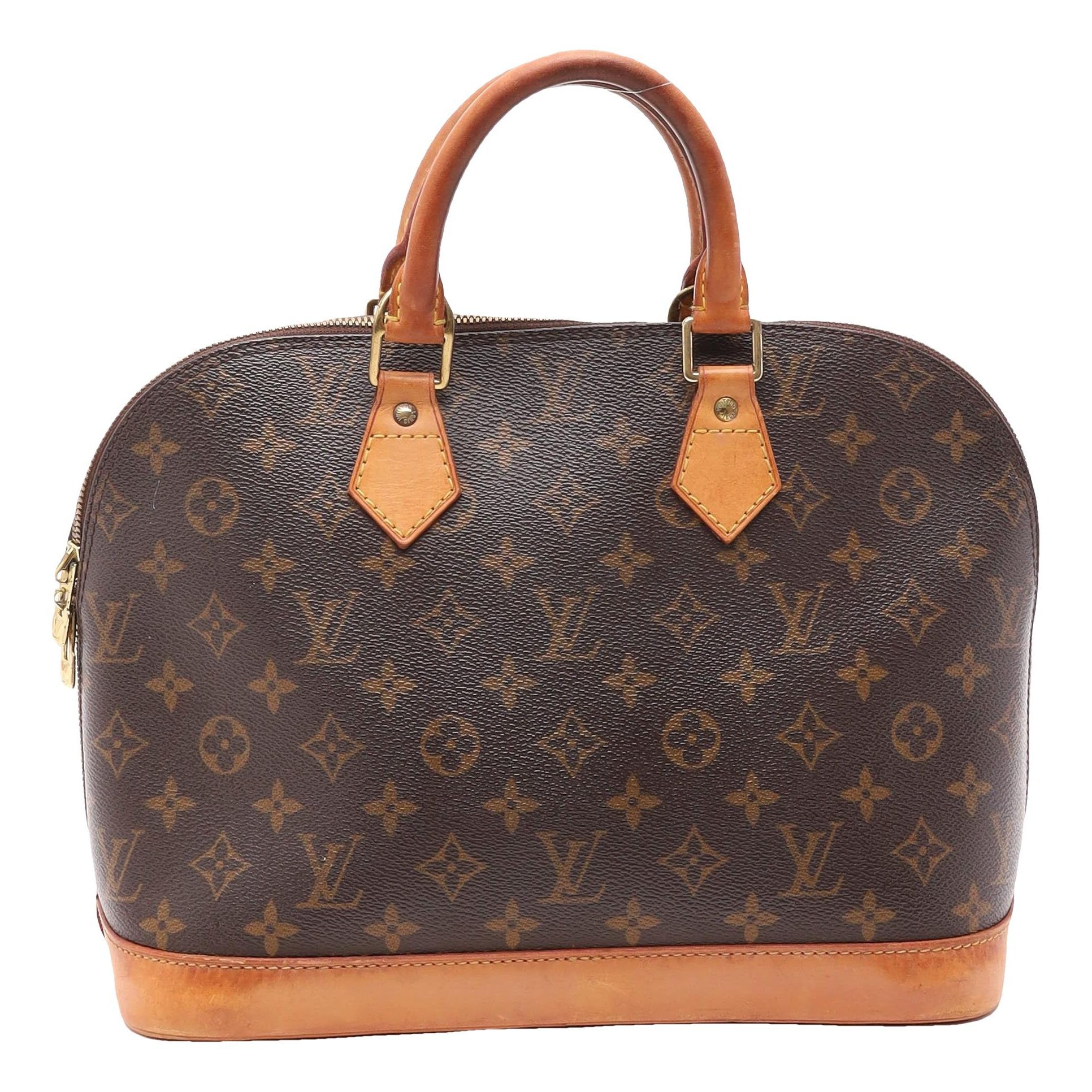 Alma leather handbag