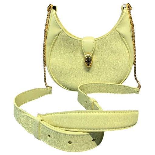 Serpenti leather handbag