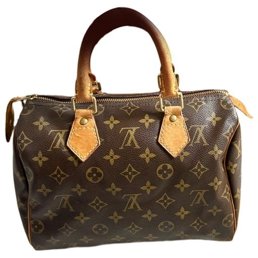 Speedy leather handbag