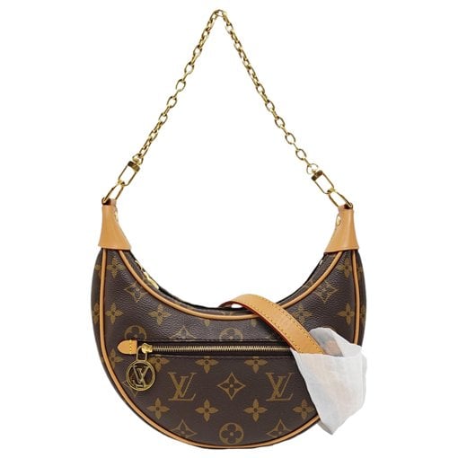 Loop leather crossbody bag