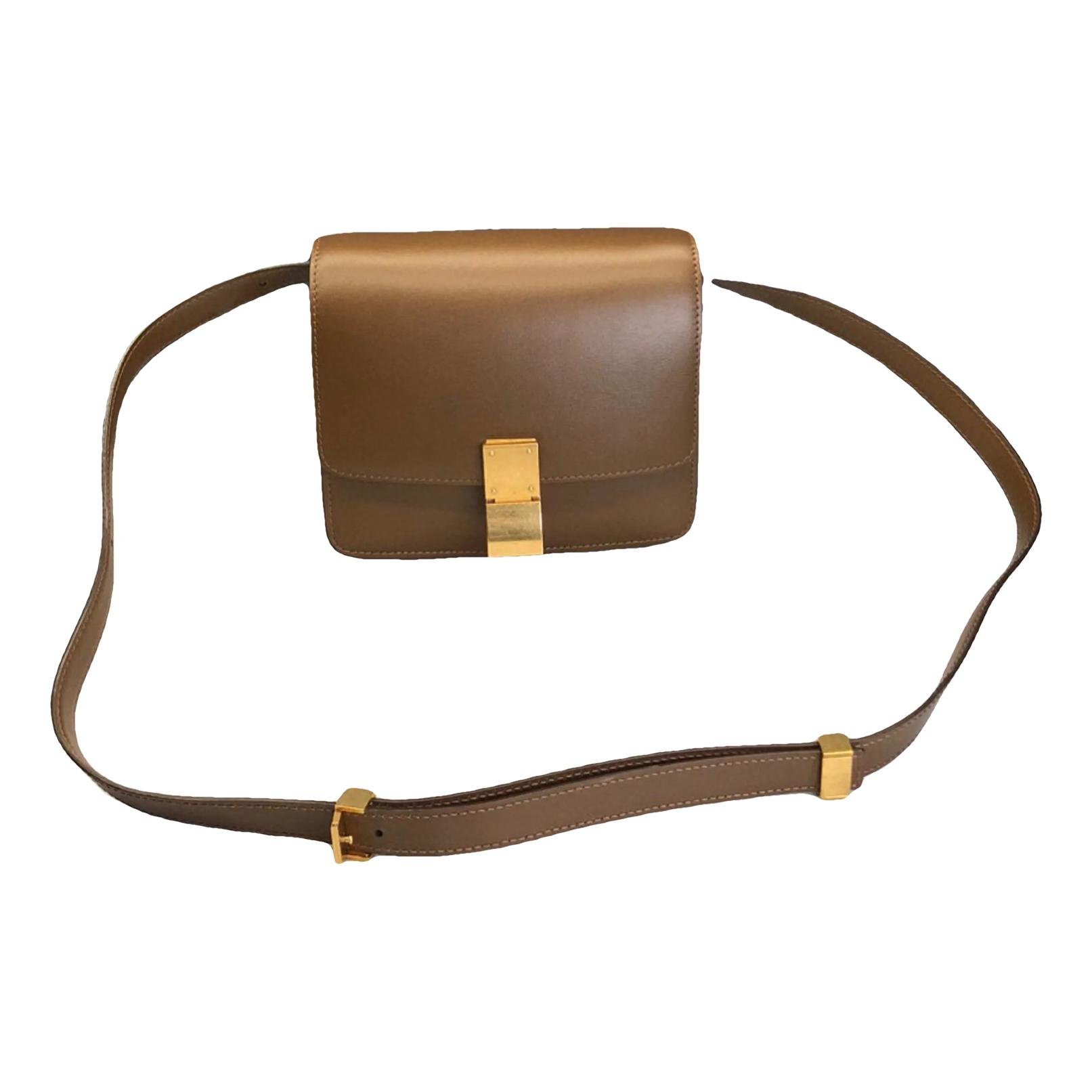 Classic leather crossbody bag