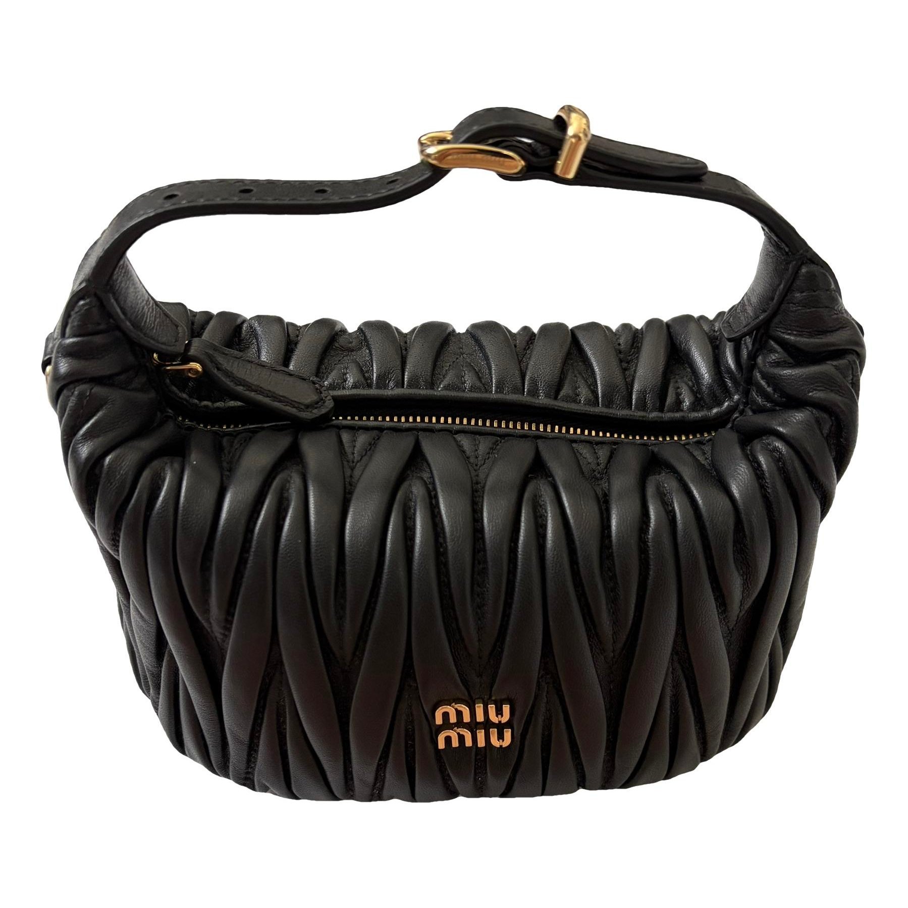 Miu Wander leather handbag