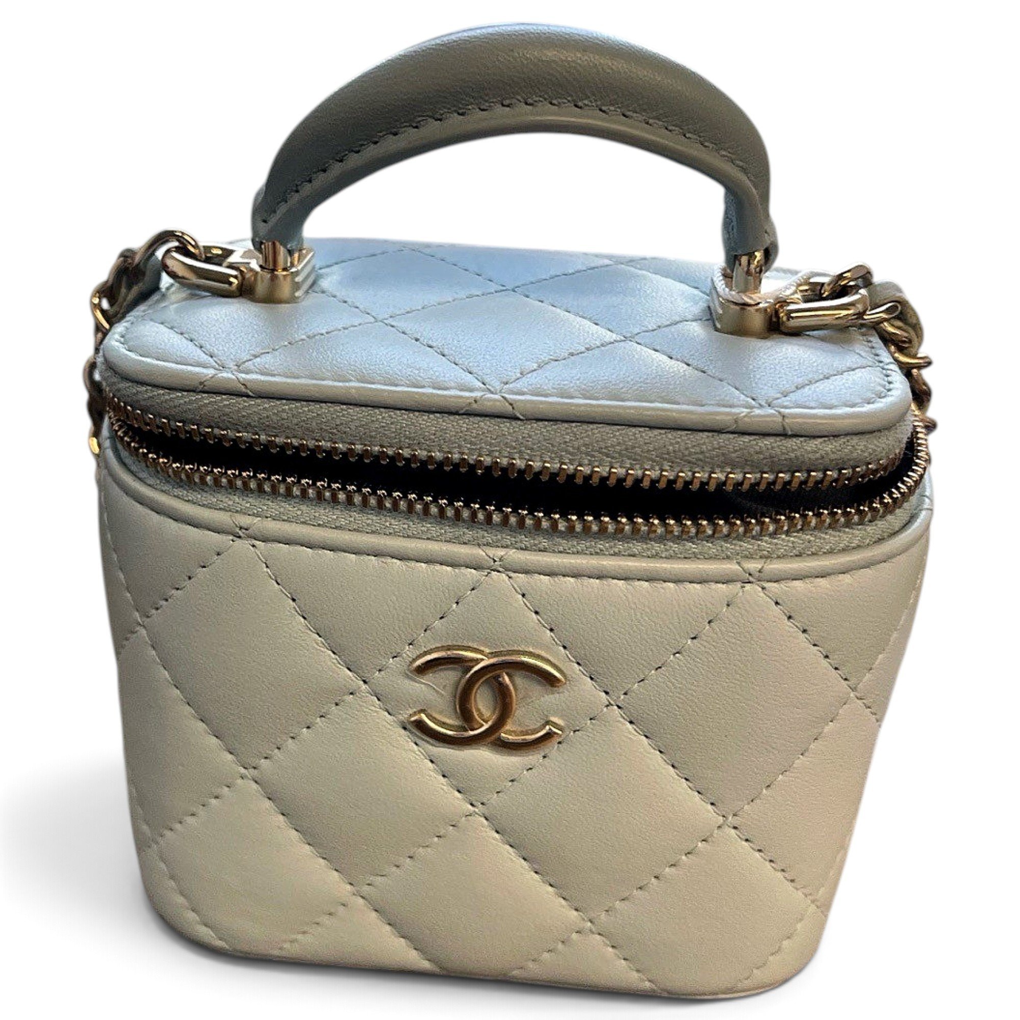 Trendy CC Vanity leather mini bag
