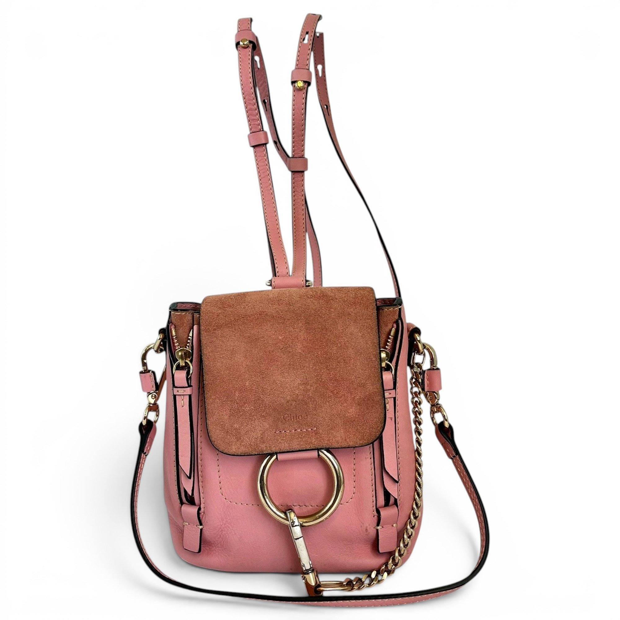 Faye leather handbag