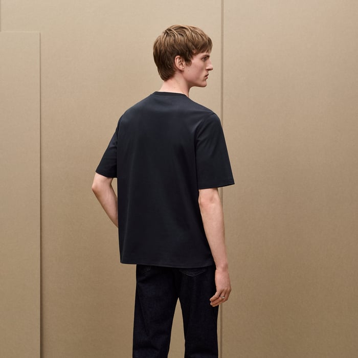 Marine "Quadrige" Embroidered T-shirt