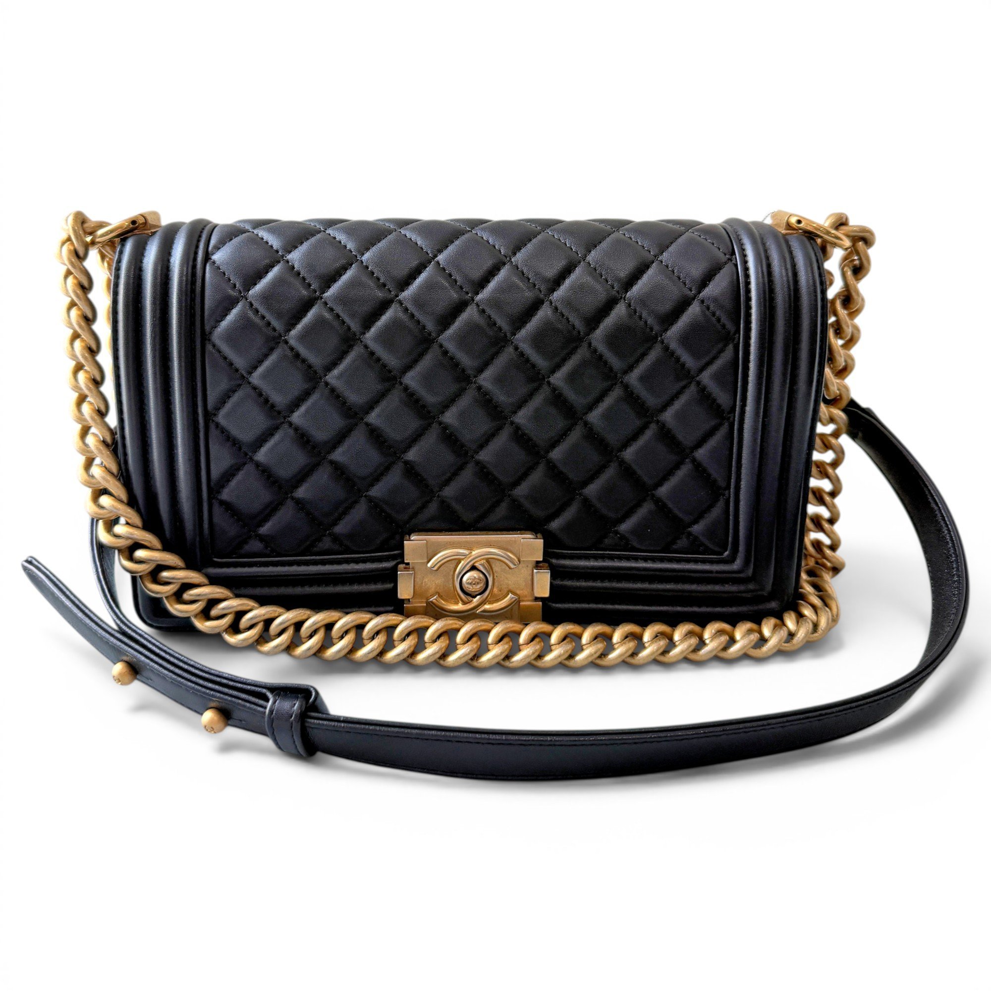 Chanel Boy leather handbag