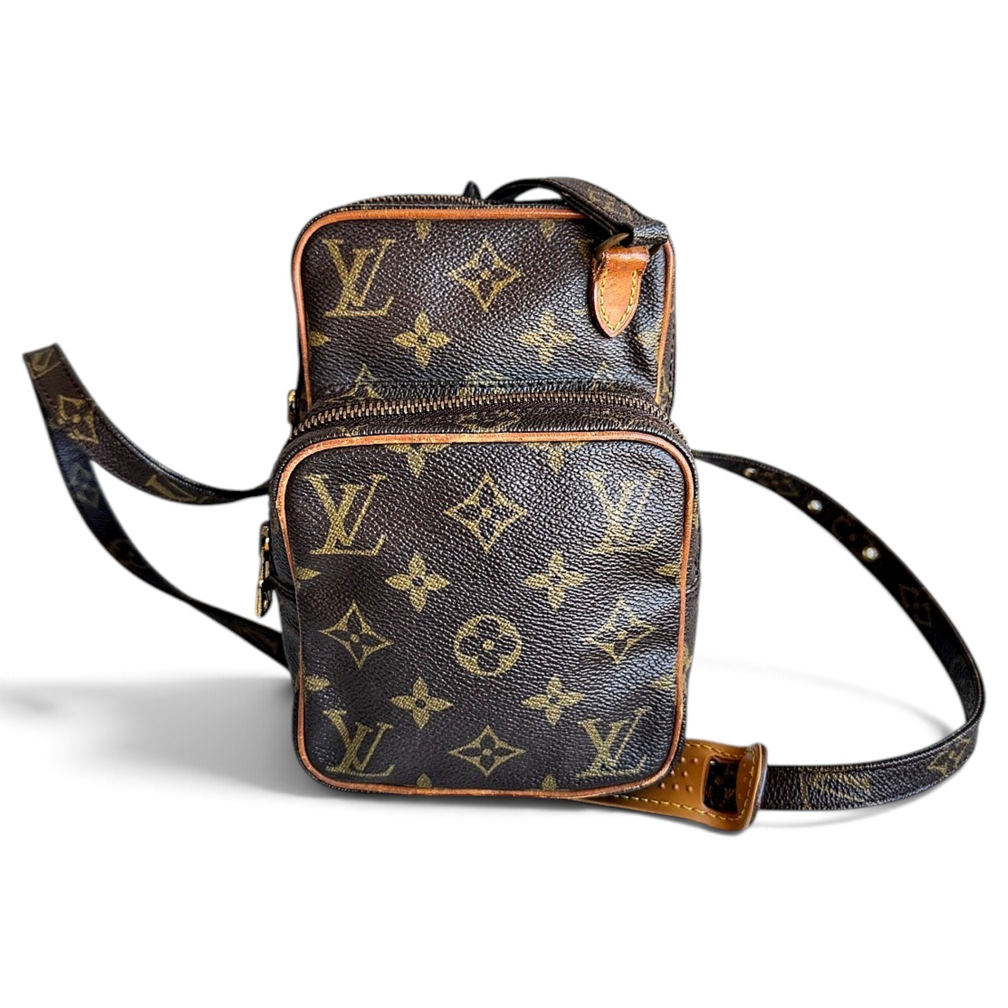 Leather backpack