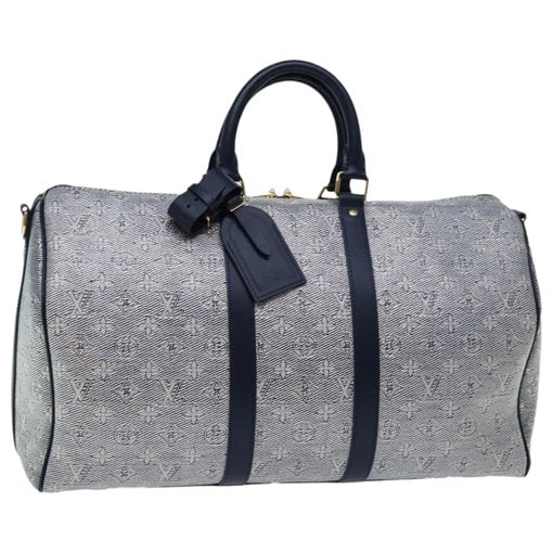 Keepall leather travel bag