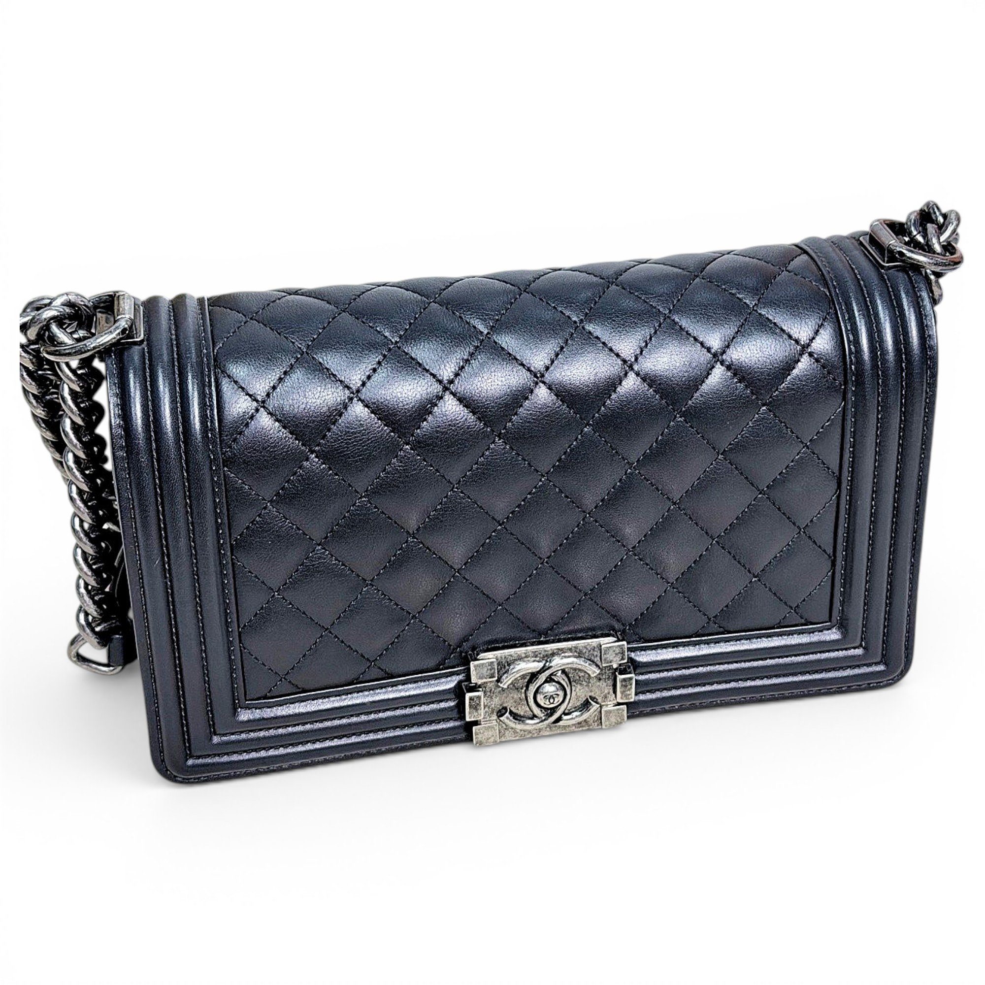 Boy leather crossbody bag