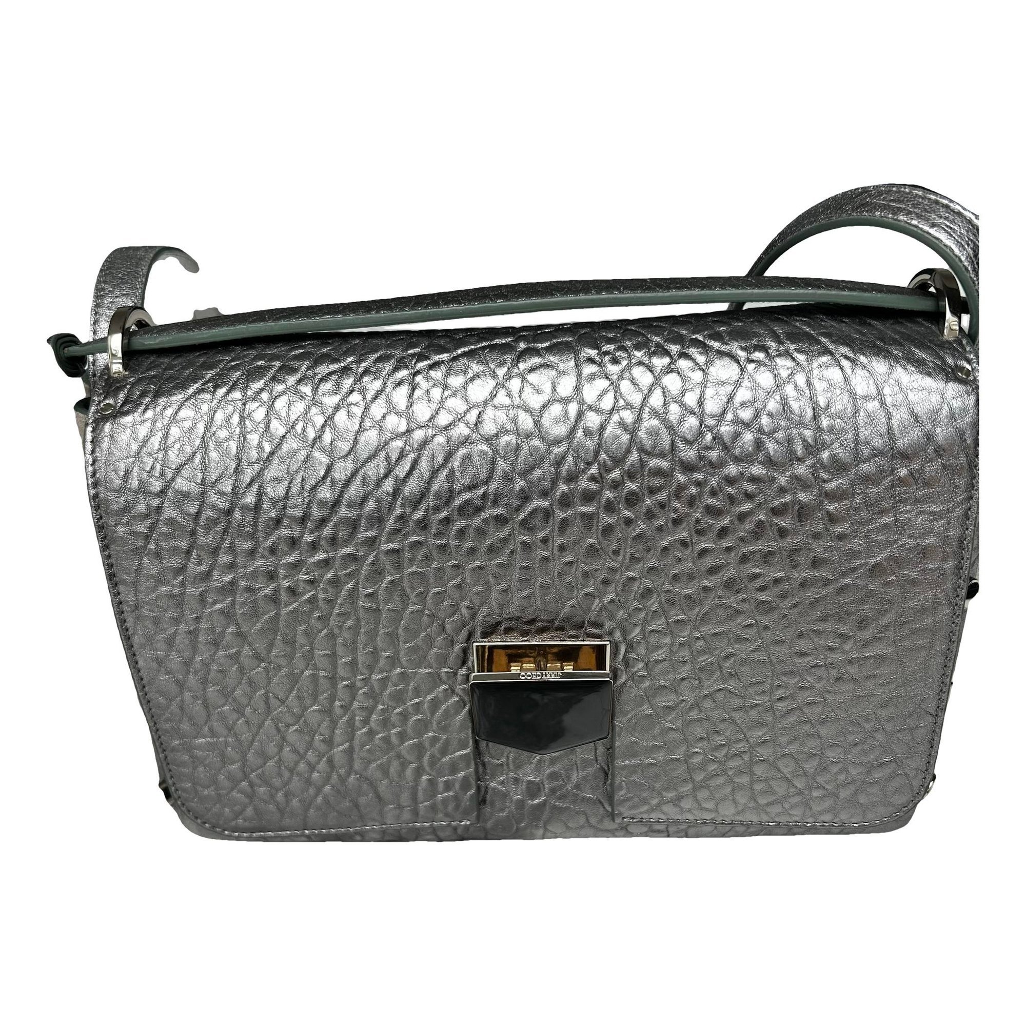 Jimmy Choo Lockett leather handbag