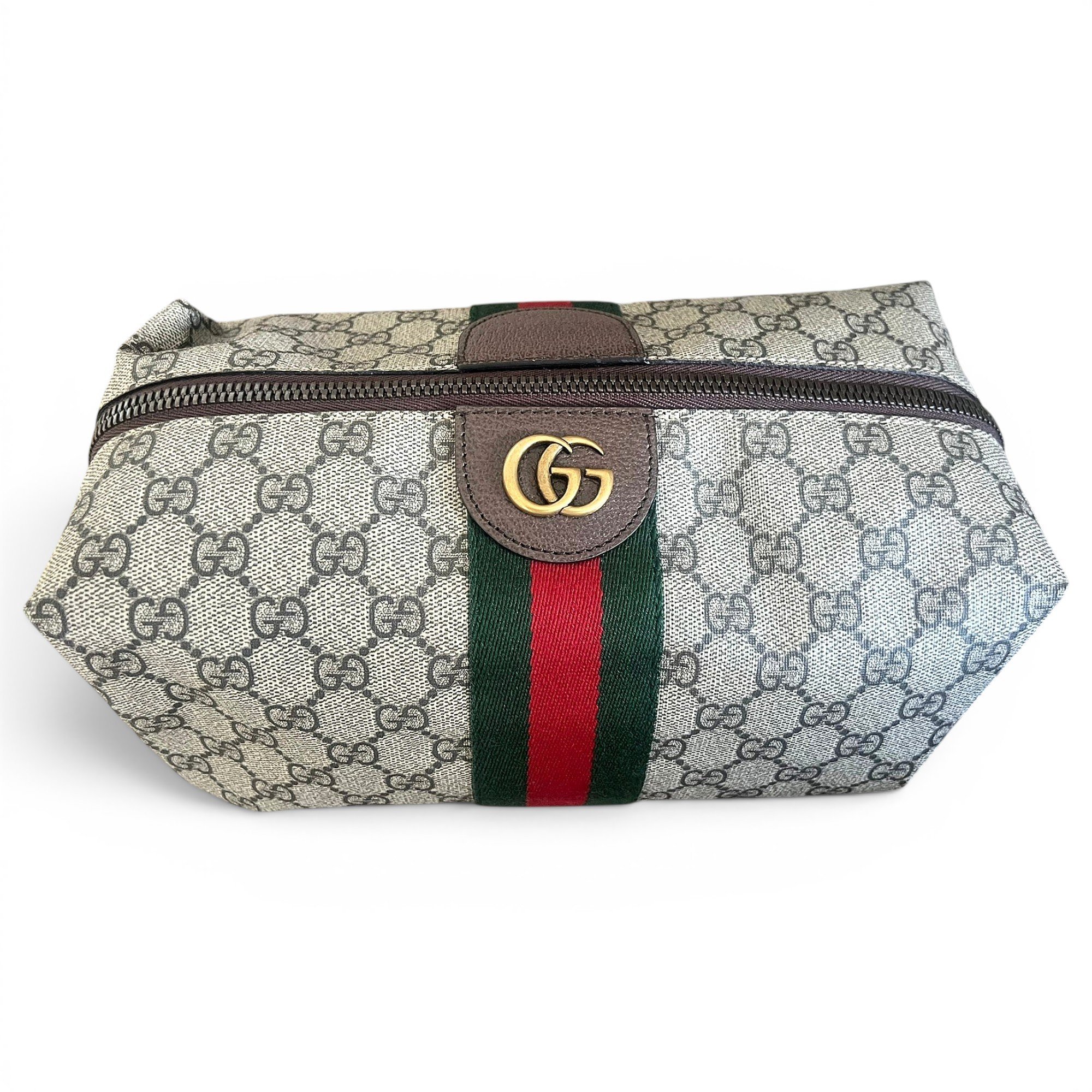 Ophidia leather vanity case