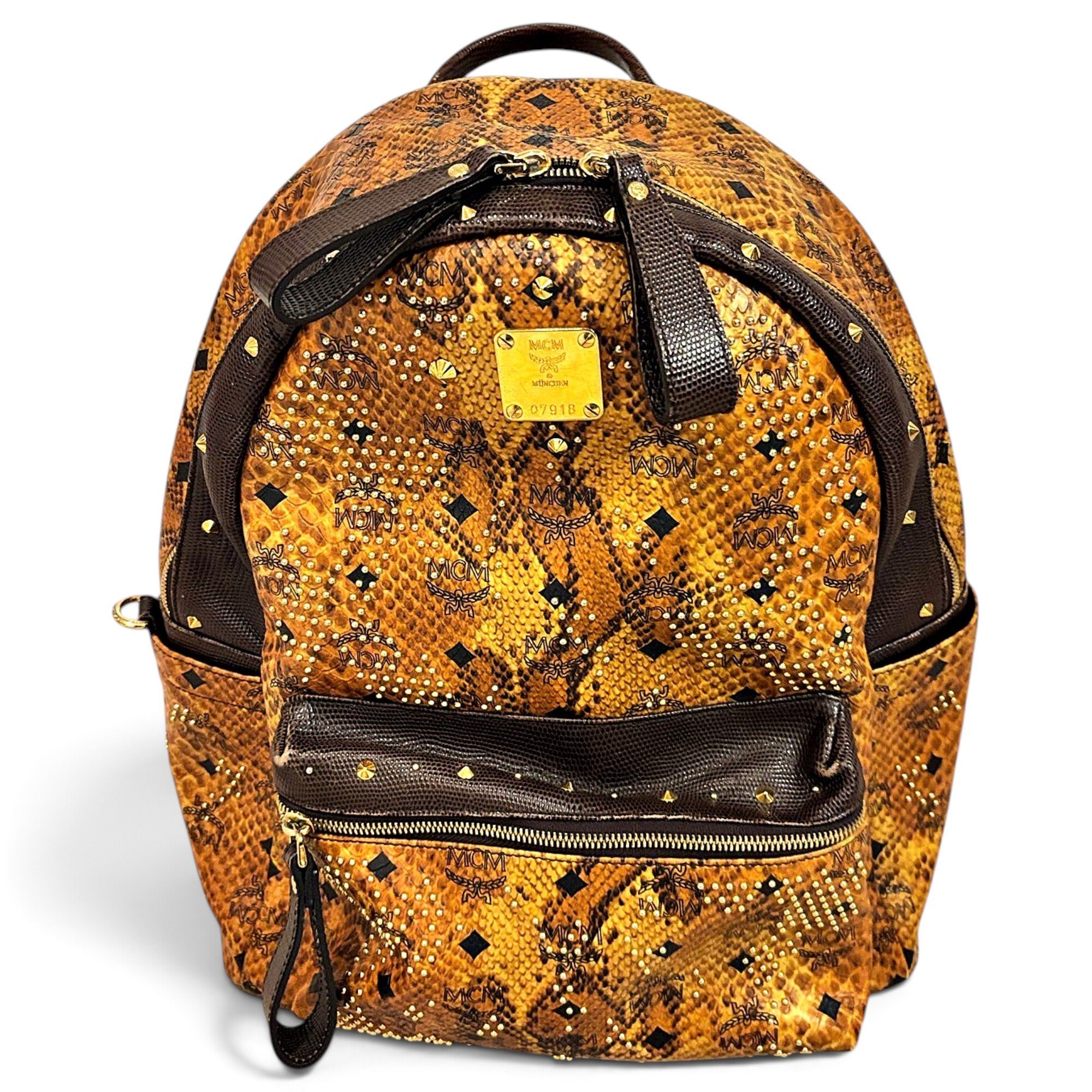 Stark leather backpack